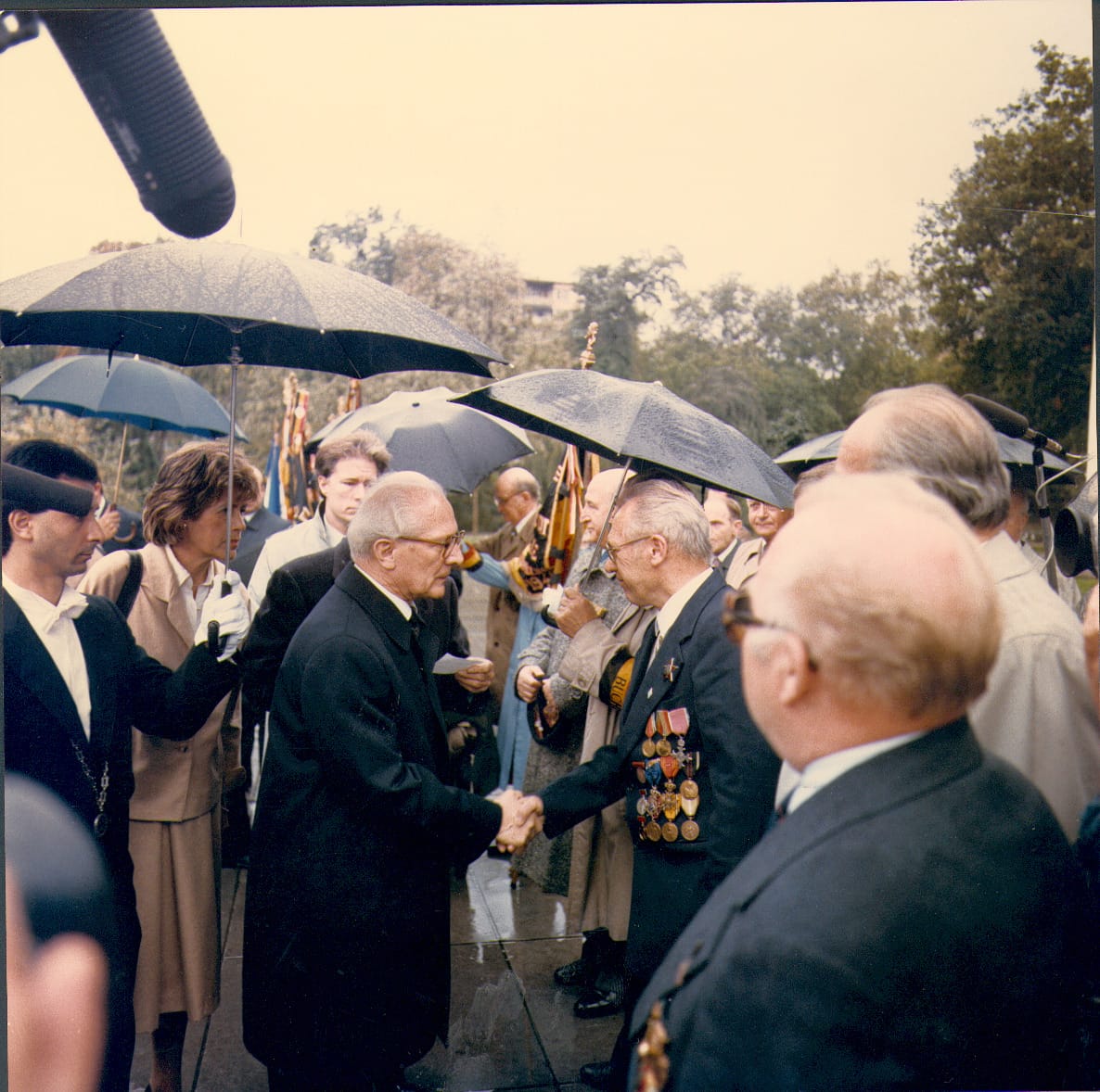 Louis Van Brussel et Honecker