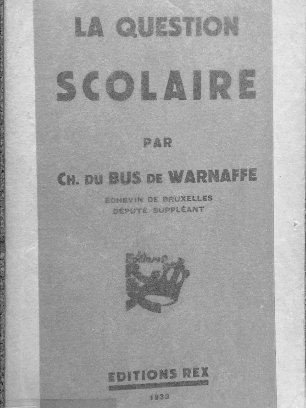 Charles du Bus Question scolaire