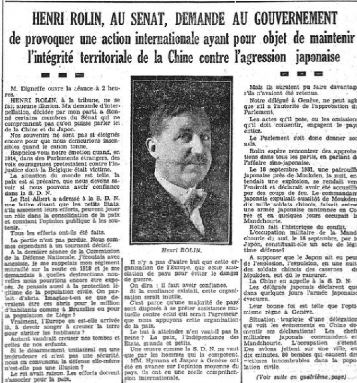 Henri Rolin Le Peuple