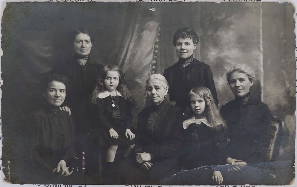 Marguerite Paquet, photo de famille