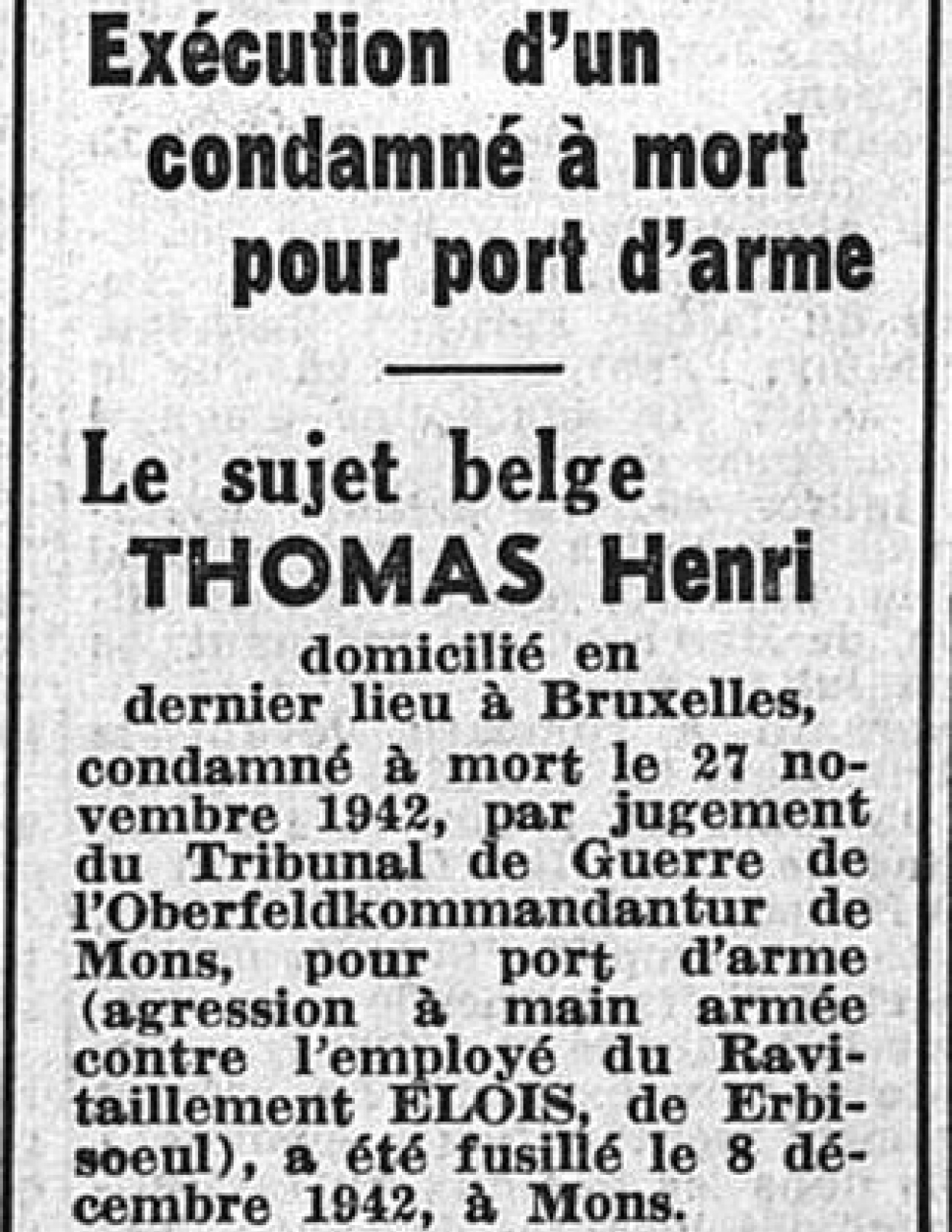 Thomas Henri_Journal du borinage_09121942