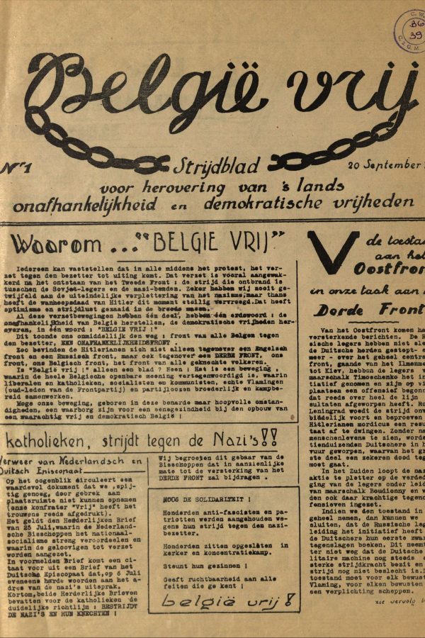 België Vrij - september '41 (nr. 1)