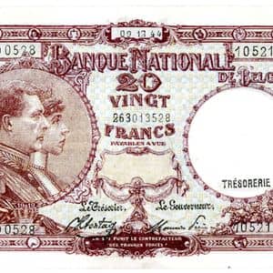 Billet de 20 francs